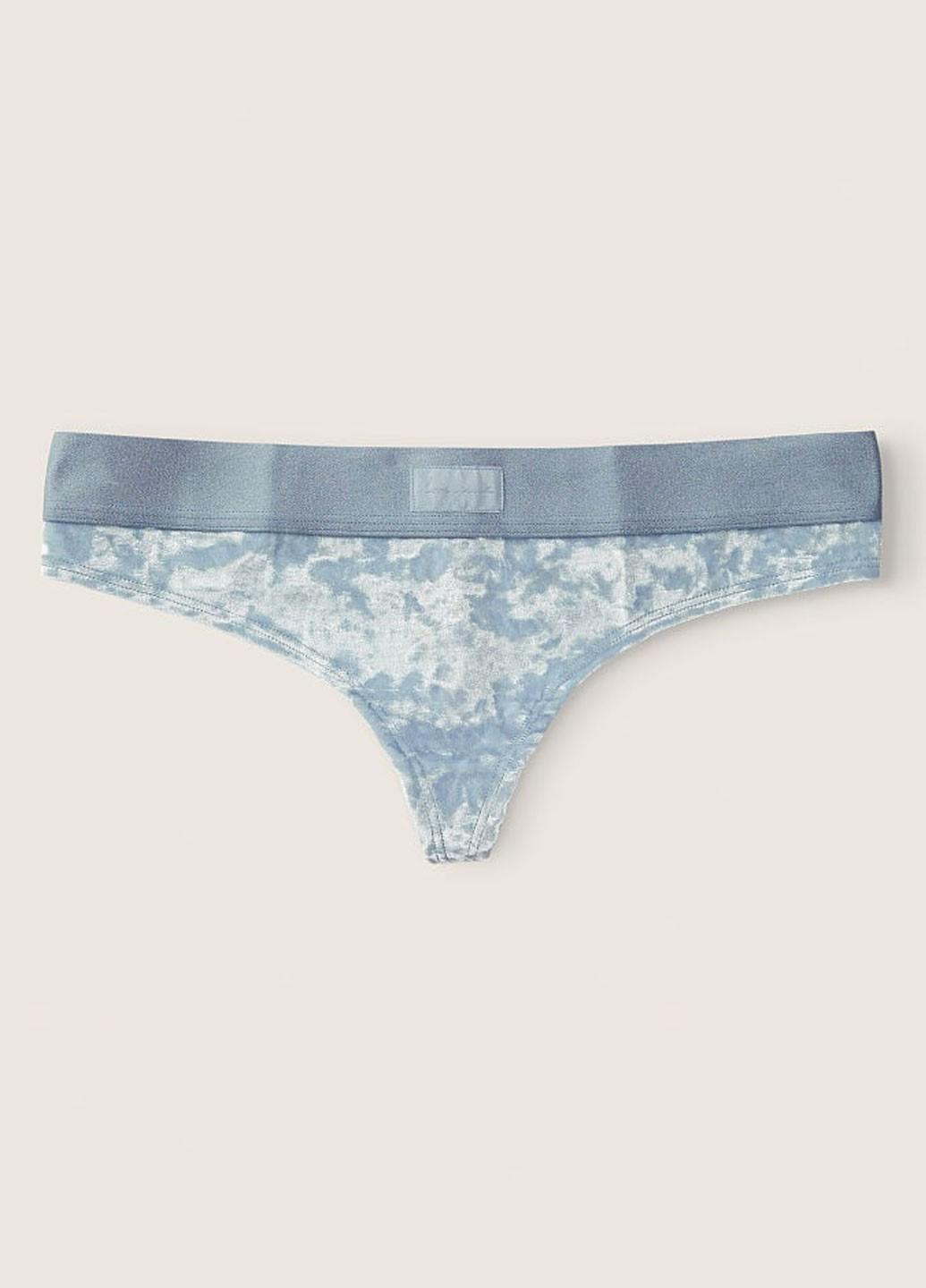 Женские трусы Victoria's Secret 7040000206593QD2S S Голубой (57743944)