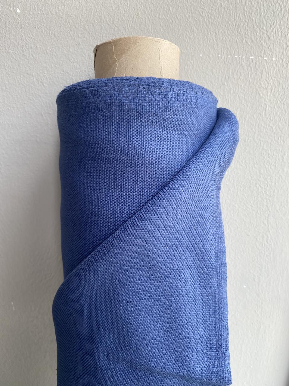 Тканина меблева LINEN PLUS 45% льон 55% бавовна 155 см Синій (13497-1/573) - фото 3