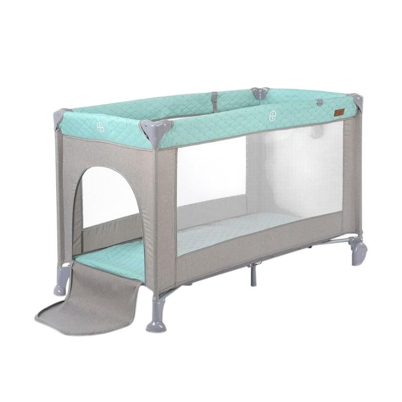 Манеж дитячий El Camino ігровий Сіро-бірюзовий (ME 1096) Манеж дитячий El Camino ігровий Сіро-бірюзовий (ME 1096)