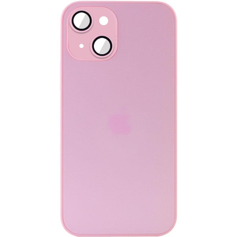 Протиударний Чохол TPU+Glass Sapphire matte case для Apple iPhone 13 (6.1") Chanel Pink