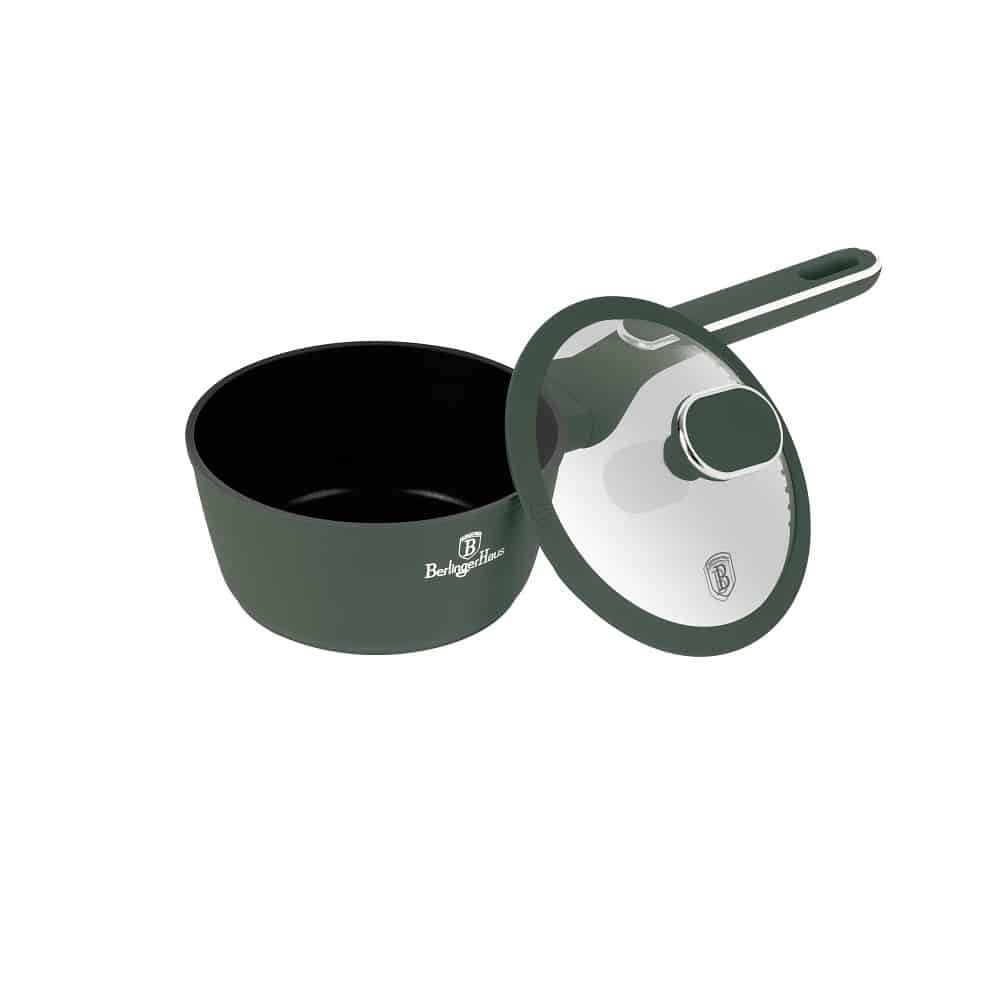 Ковш с крышкой Berlinger Haus Soft Touch с паровыпуском 16 см 1,2 л Зеленый (2529782682) - фото 3 Ковш с крышкой Berlinger Haus Soft Touch с паровыпуском 16 см 1,2 л Зеленый (2529782682) - фото 3