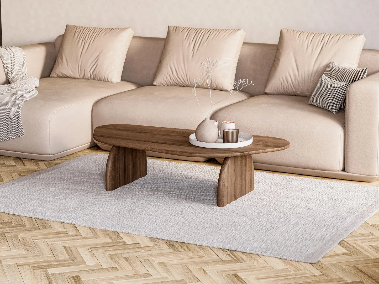 Журнальный столик дизайнерский из массива дуба Hens (2693956709)