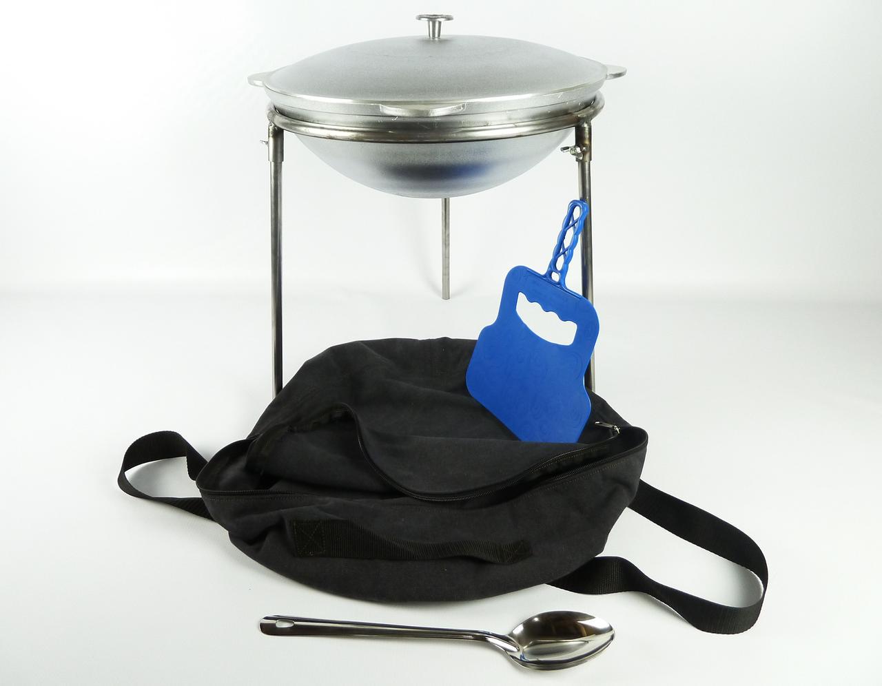 Казан татарський із триногою і сумкою - фото 3