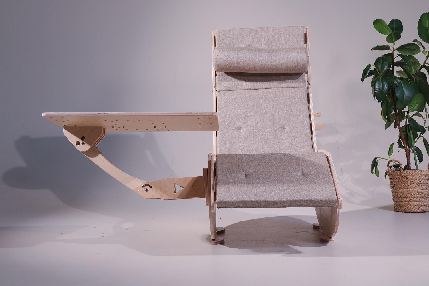 Стіл комп'ютерний трансформер ТО-17 для роботи напів-лежачи та лежачи Натуральний - фото 6 Стіл комп'ютерний трансформер ТО-17 для роботи напів-лежачи та лежачи Натуральний - фото 6