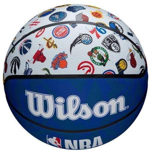 Мяч баскетбольный Wilson NBA ALL TEAM BSKT RWB 7 (WTB1301XBNBA) - фото 2