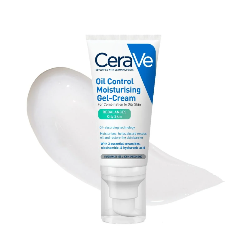 Крем зволожуючий матуючий CeraVe Oil Control Moisturising Gel-Cream 52 мл Крем зволожуючий матуючий CeraVe Oil Control Moisturising Gel-Cream 52 мл