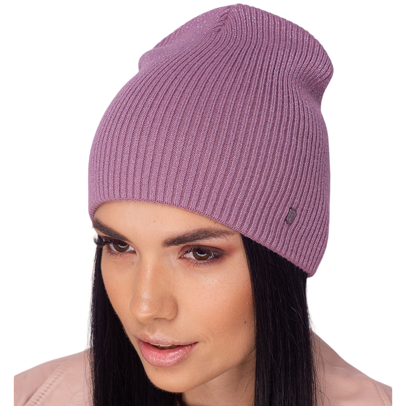 Шапка жіноча Leks ВЕГАС вовняна подвійна без відвороту подовжена рубчик One size Ліловий (130574) - фото 1 Шапка жіноча Leks ВЕГАС вовняна подвійна без відвороту подовжена рубчик One size Ліловий (130574) - фото 1