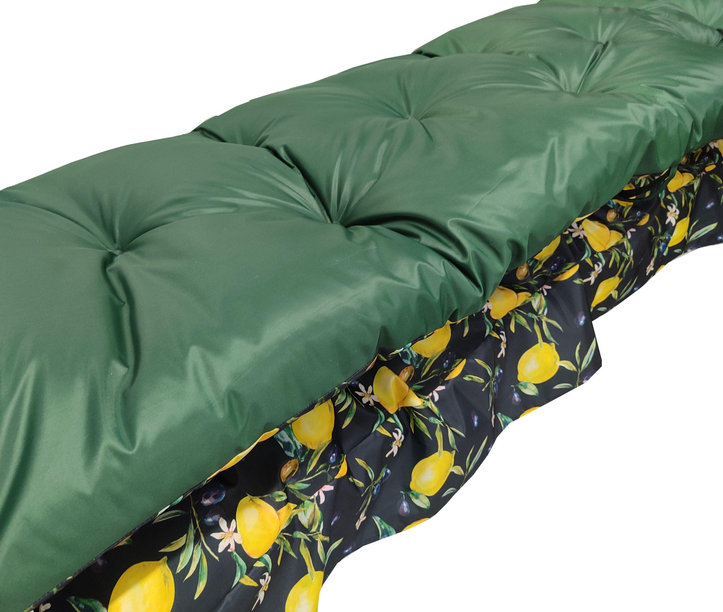 Матрас для качелей eGarden CITRON водоотталкивающий стеганый 170x110x8 см (5804) - фото 3 Матрас для качелей eGarden CITRON водоотталкивающий стеганый 170x110x8 см (5804) - фото 3