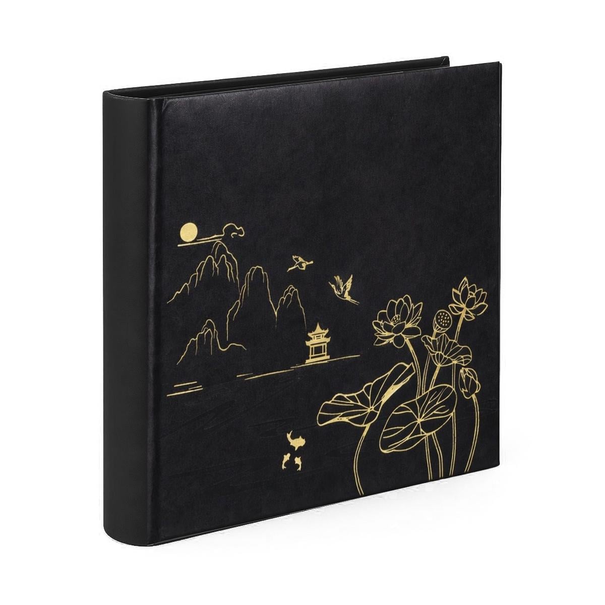 Фотоальбом Gedeon KD46200 LOTUS 10х15 см 200 фото Black