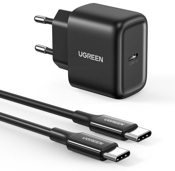 Зарядное устройство Ugreen CD250 PD Fast Charger 25W + USB Cable EU (50581)