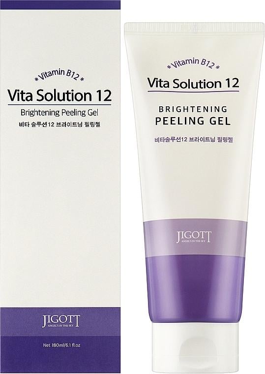 Пилинг-гель для лица Jigott Vita Solution 12 Brightening Peeling Gel осветляющий 180 мл (2072052010)