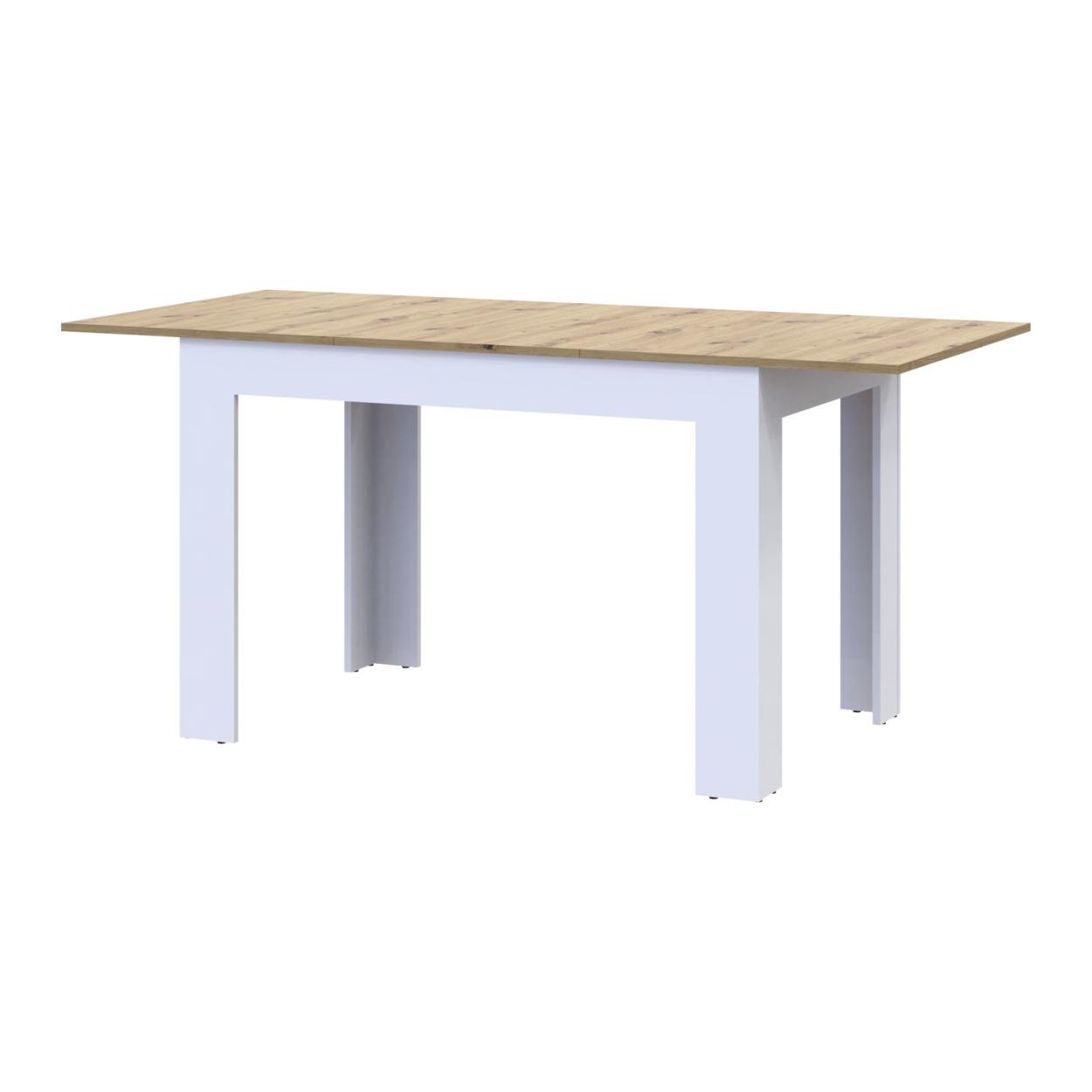 Стол в кухню Doros Флинт 120х80х78 см Белый/Дуб артизан (DRS-011442) - фото 3