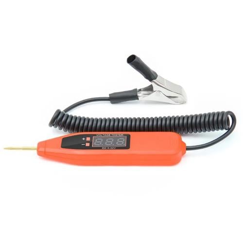Ручка-тестер автомобильного аккумулятора и цепей 5-32V с ЖК-дисплеем Orange (927083) - фото 2 Ручка-тестер автомобильного аккумулятора и цепей 5-32V с ЖК-дисплеем Orange (927083) - фото 2