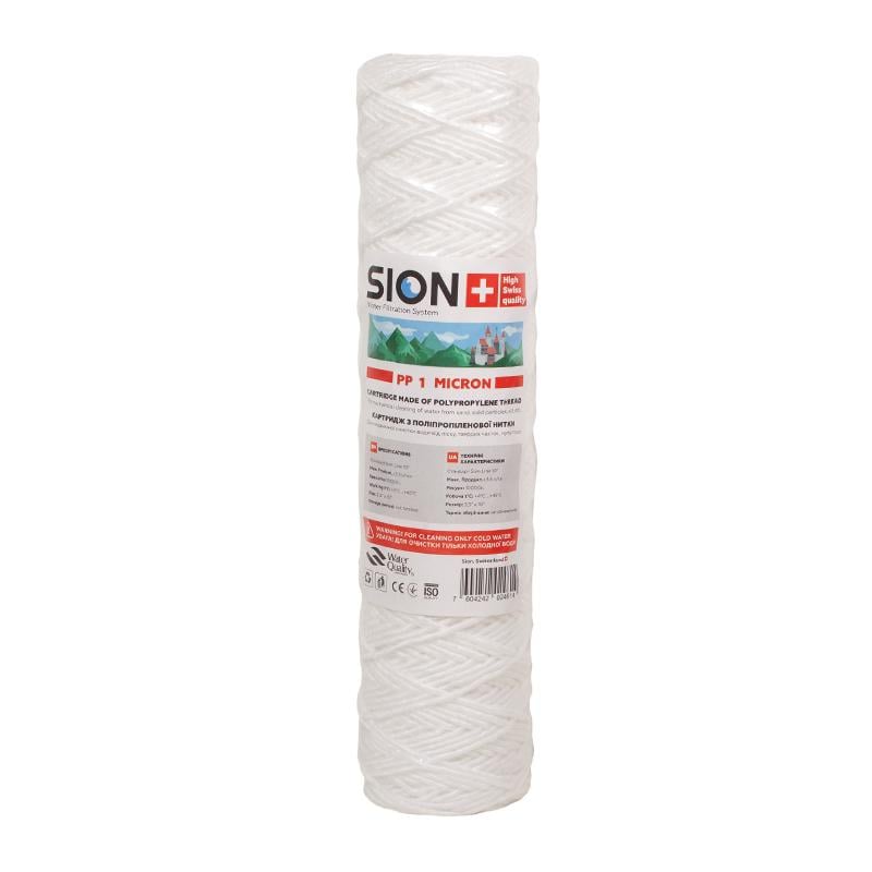 Картридж шнурковый Sion 2,5х10 1 мкм Картридж шнурковый Sion 2,5х10 1 мкм