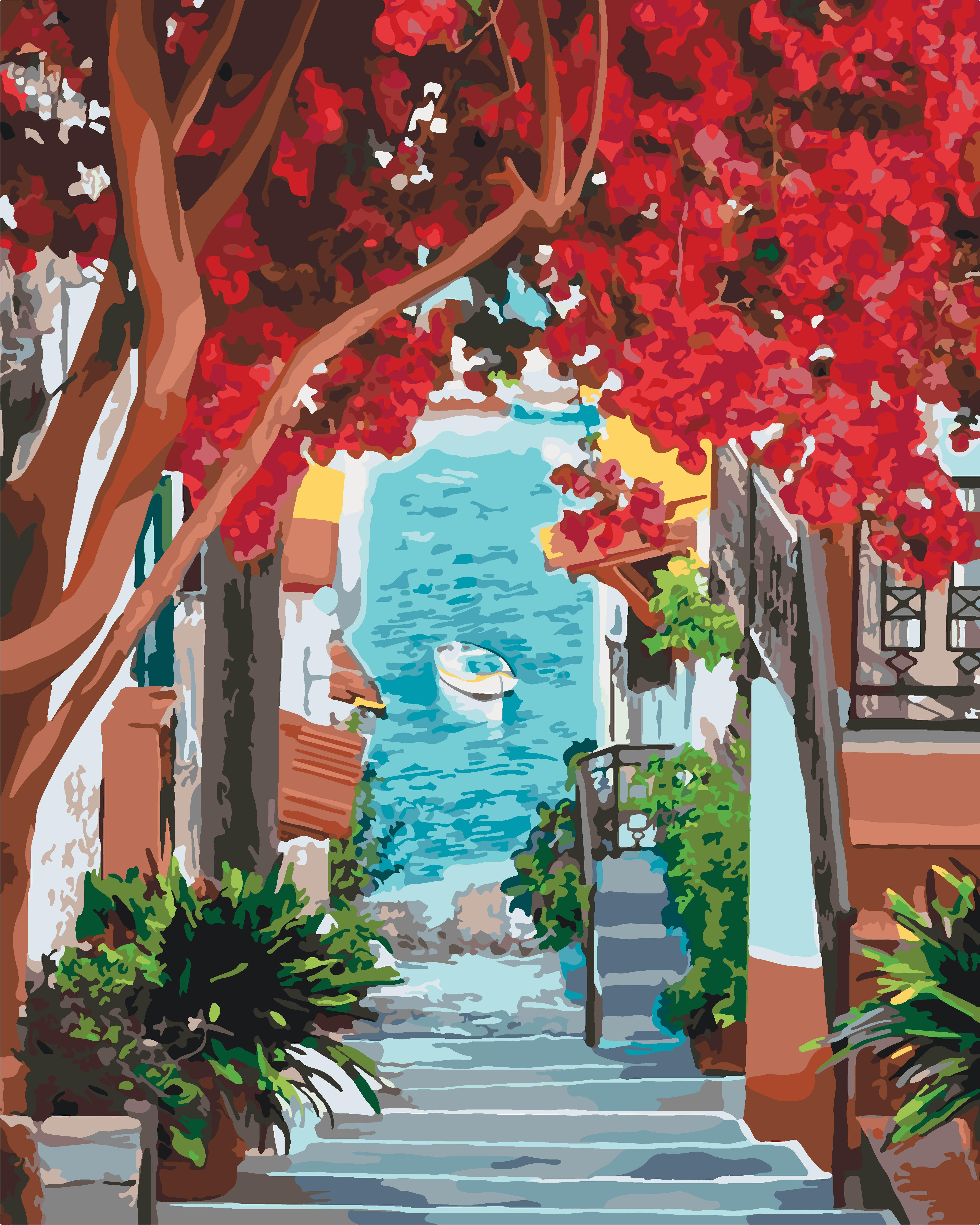 Картина по номерам Идейка "Летний отдых" 40х50 см (KH2199)