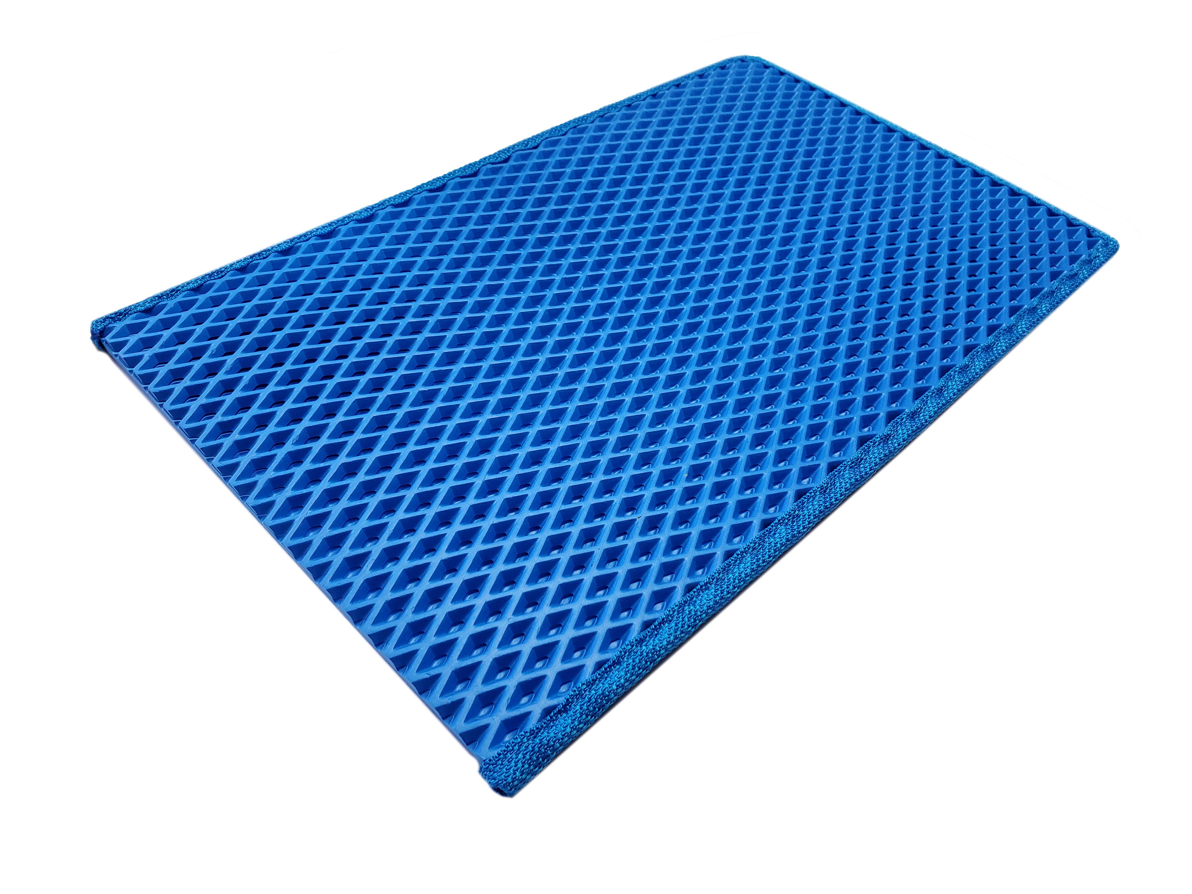 Килимок для котячого лотка EVAPUZZLE KittyMat двошаровий 50х30 см Синій (5030blue) Килимок для котячого лотка EVAPUZZLE KittyMat двошаровий 50х30 см Синій (5030blue)