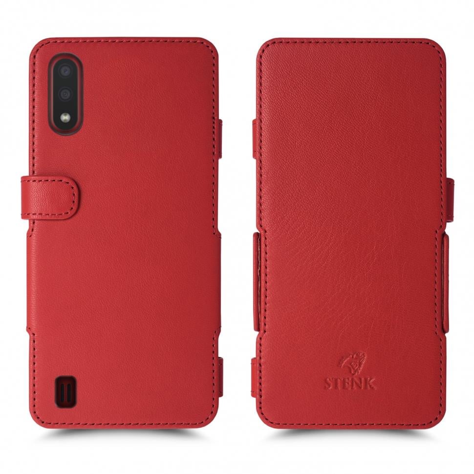 Чехол книжка Stenk Prime для Samsung Galaxy A01 Красный (66622) Чехол книжка Stenk Prime для Samsung Galaxy A01 Красный (66622)