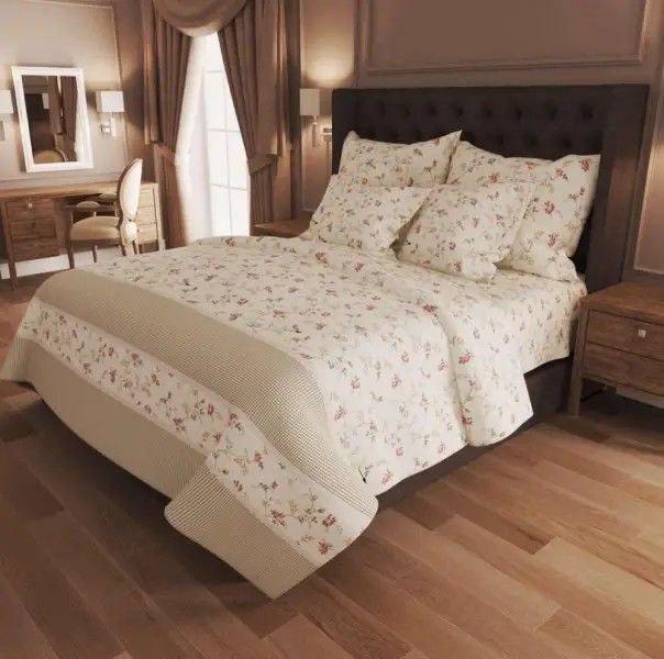 Комплект постельного белья Vital Textile Голд Люкс бязь полуторный 150х220 см (BL1.5-523)