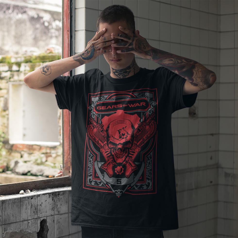 Футболка унисекс Gears Of War 5 4XL Черный (00000010515)