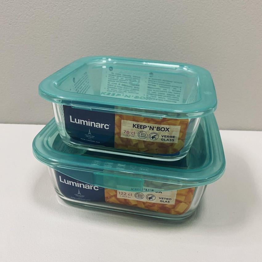 Набір контейнерів Luminarc Keep'n Box квадратних 760/1220 мл (2282476484) - фото 6 Набір контейнерів Luminarc Keep'n Box квадратних 760/1220 мл (2282476484) - фото 6