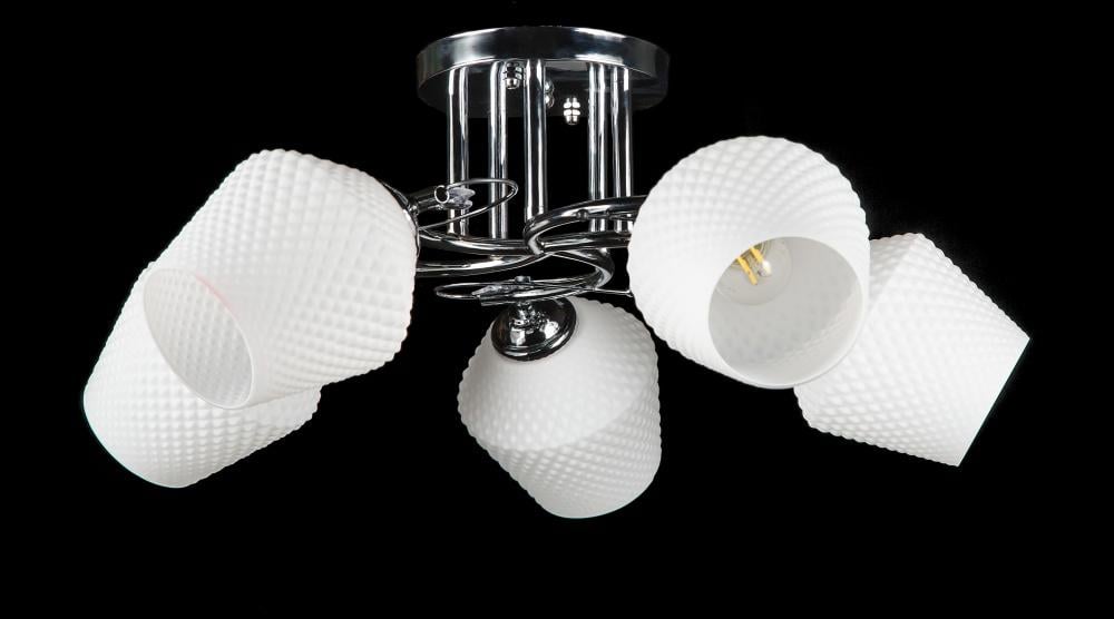 Люстра с плафонами Ray L9704B/5 CR (IR006342) Люстра с плафонами Ray L9704B/5 CR (IR006342)