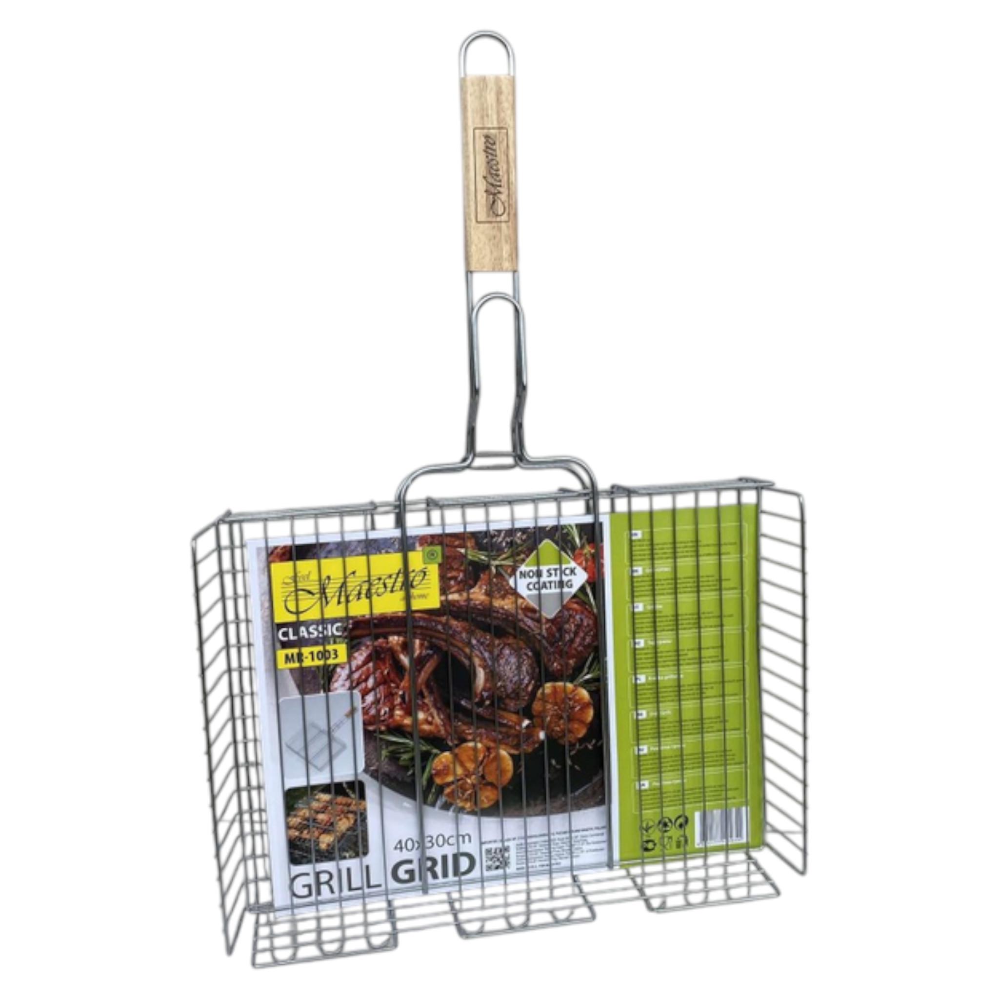 Решітка-гриль Maestro MR-1003 антипригарне покриття 40х30 см (26625079) - фото 2 Решітка-гриль Maestro MR-1003 антипригарне покриття 40х30 см (26625079) - фото 2