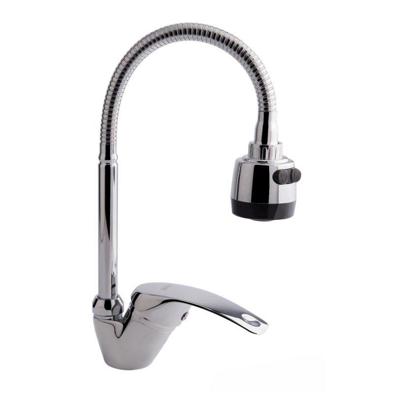 Смеситель для кухни SW G-Ferro Mars 008F-1 с рефлекторным изливом (3179)