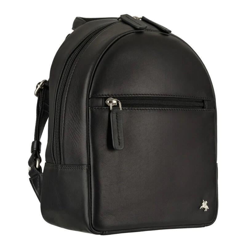 Городской рюкзак кожаный Visconti S46 Molly Black (S46 BLK)