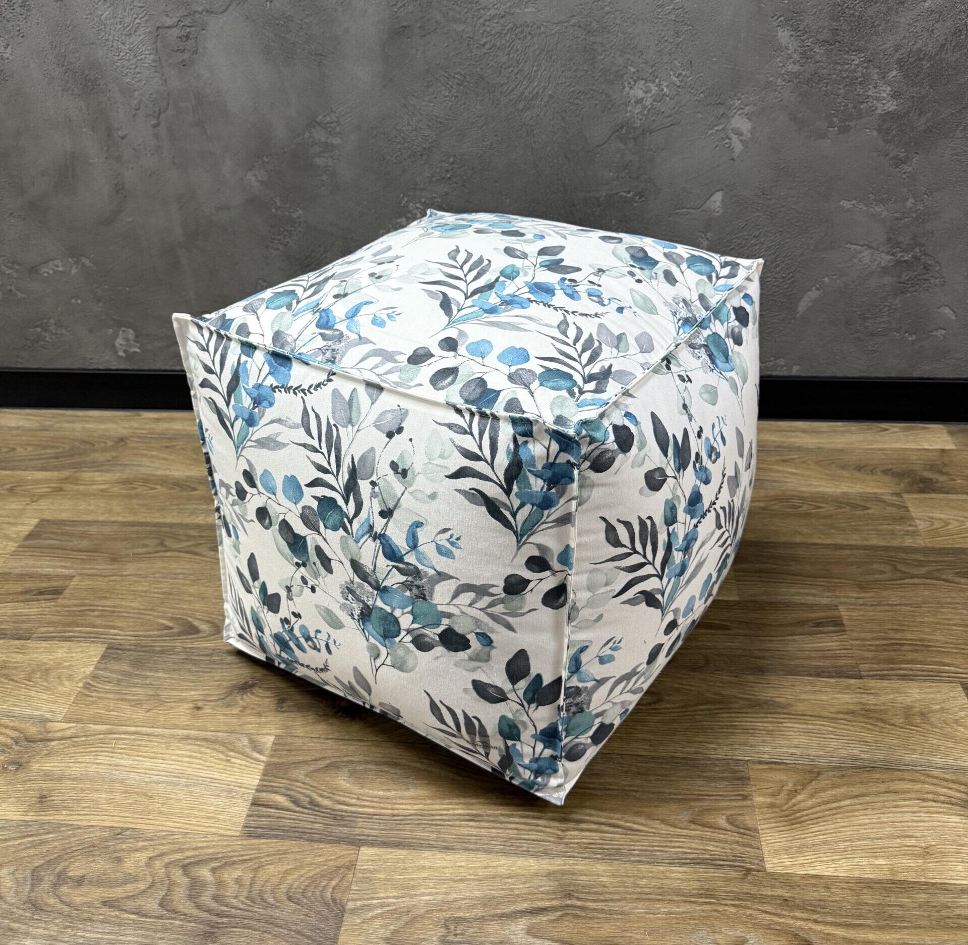 Бескаркасный пуф Comfort HOME Eucalyptus Панама 45х45х40 см