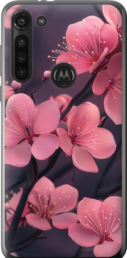 Чехол на Motorola G8 Power Пурпурная сакура (6075u-1940-42517) Чехол на Motorola G8 Power Пурпурная сакура (6075u-1940-42517)