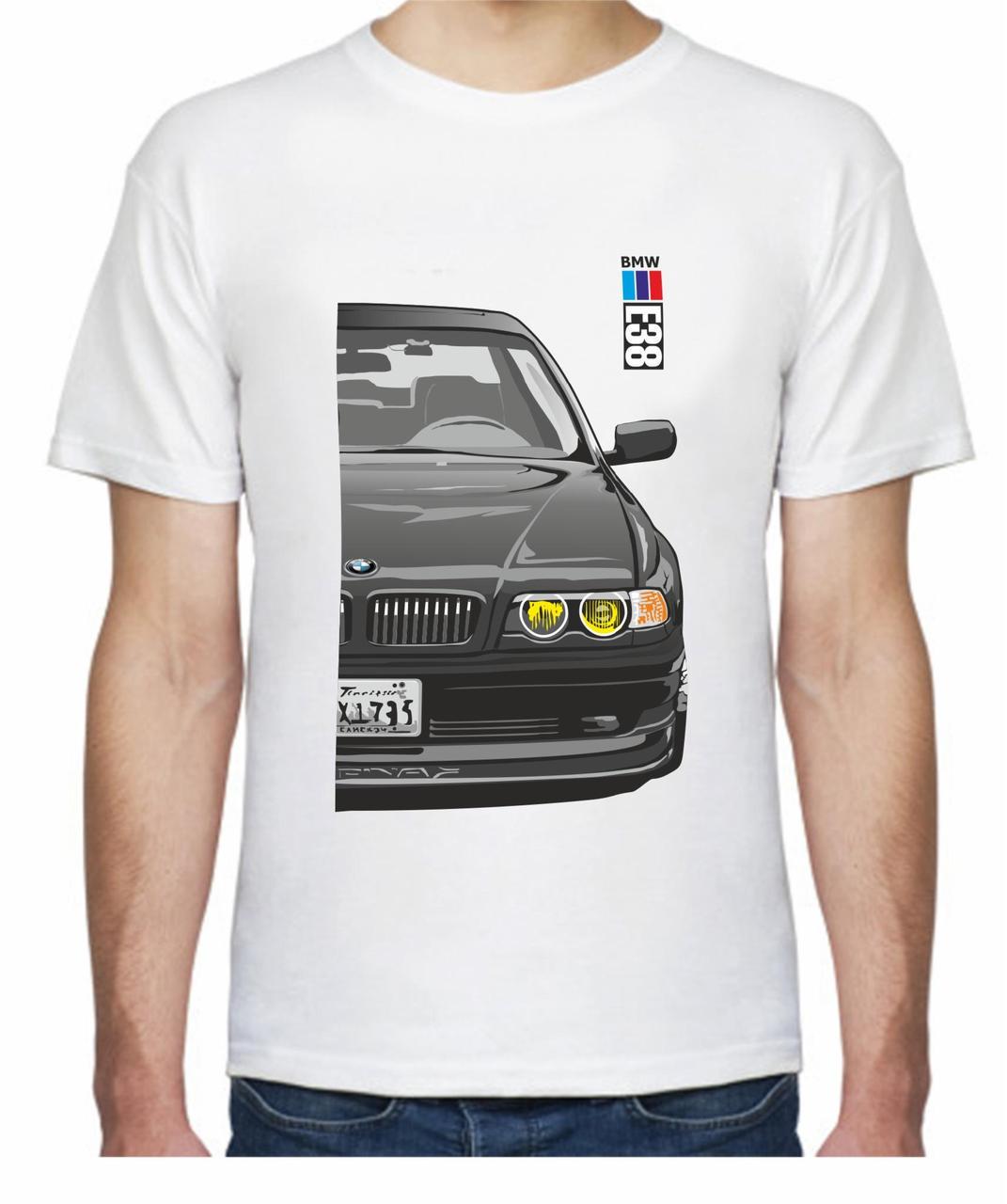 Футболка мужская Avtolife BMW E38 Alpina F 505438 XL Белый (2494944355)