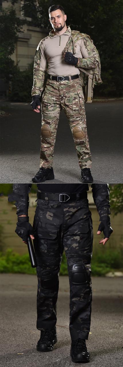 Брюки боевые с наколенниками G3 Tactical Pants 3XL Multicam (KT6008406) - фото 9