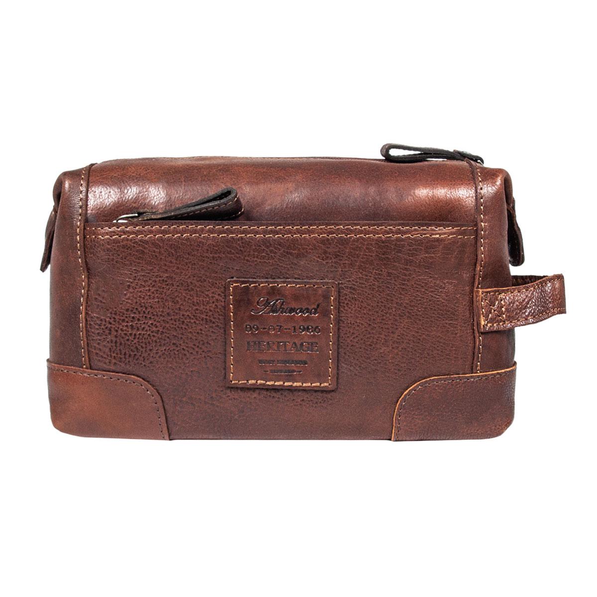 Несессер-косметичка для путешествий мужской Ashwood 4557 Tan Несессер-косметичка для путешествий мужской Ashwood 4557 Tan