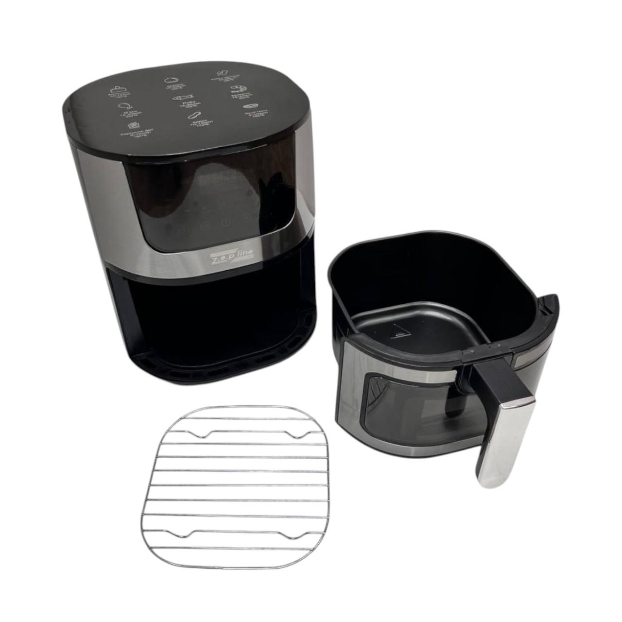 Мультипіч-повітряна фритюрниця Zepline ZP-142 з таймером та оглядовим віконцем 3500 Вт 8 л (є290) - фото 6 Мультипіч-повітряна фритюрниця Zepline ZP-142 з таймером та оглядовим віконцем 3500 Вт 8 л (є290) - фото 6