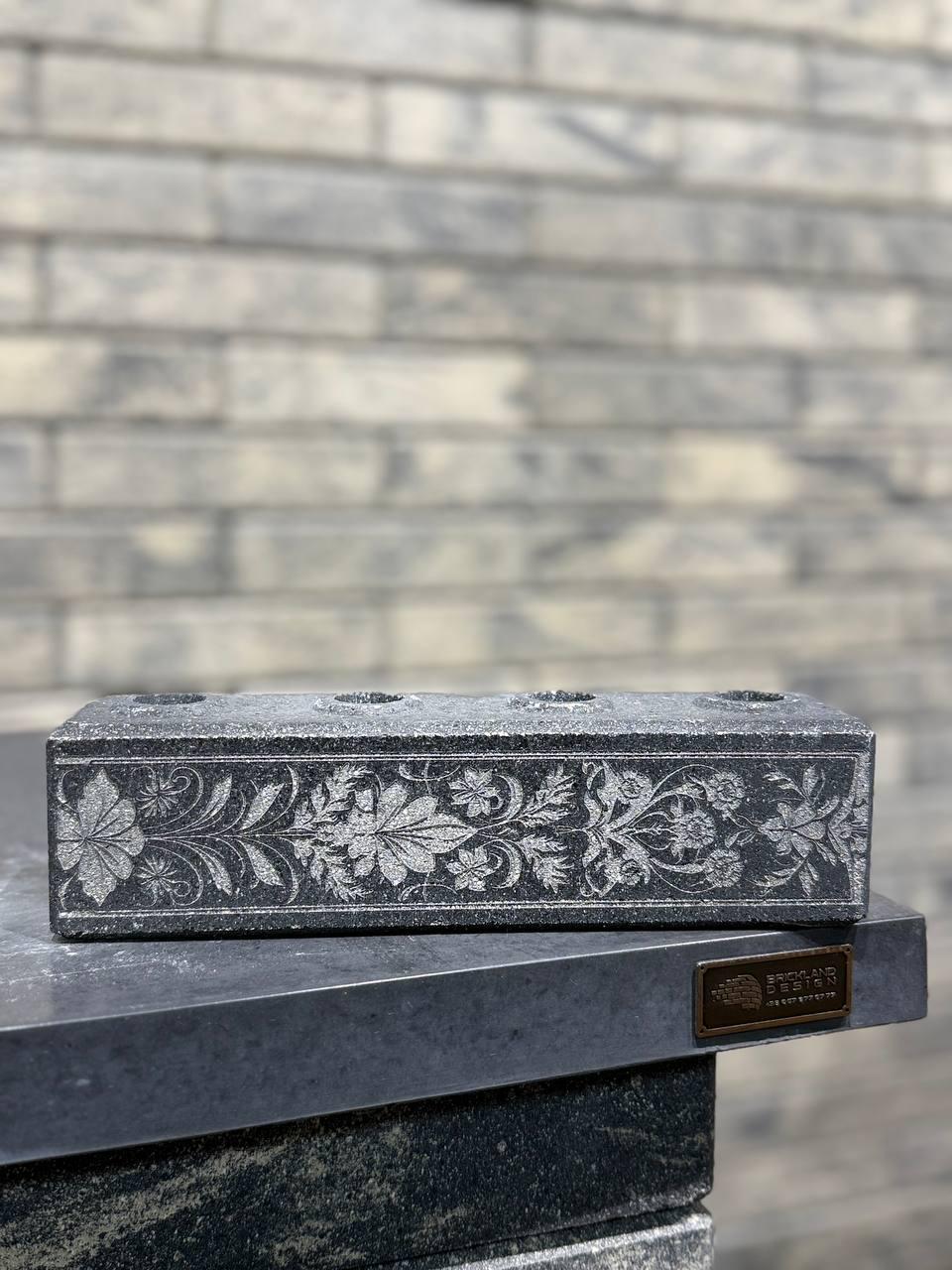 Декоративный кирпич Brickland с гравировкой украинского орнамента - фото 2 Декоративный кирпич Brickland с гравировкой украинского орнамента - фото 2