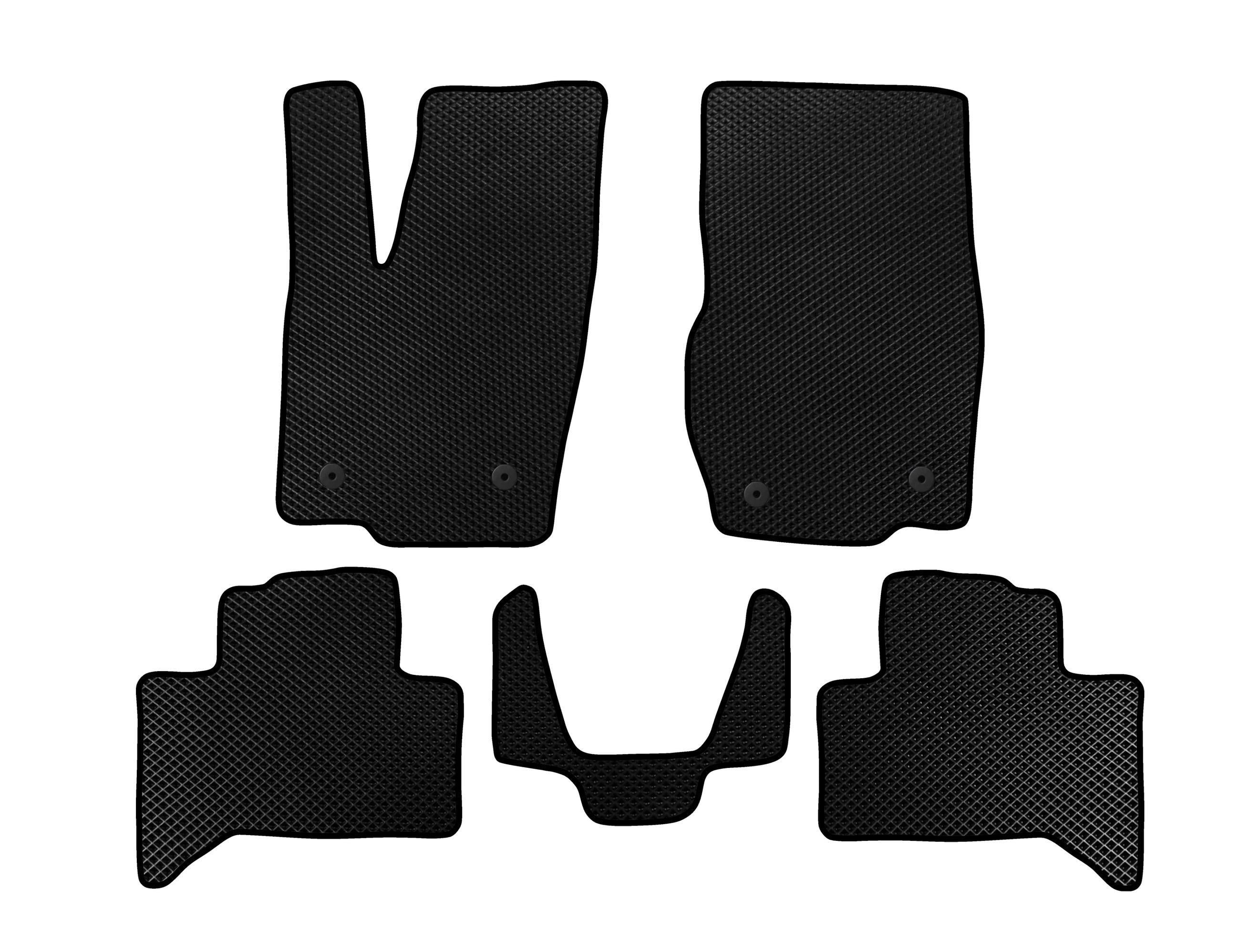 Килимки автомобільні Digital Designs EVA для Toyota Land Cruiser Prado 250 2023- рр. етилвінілацетат Чорний (188857)