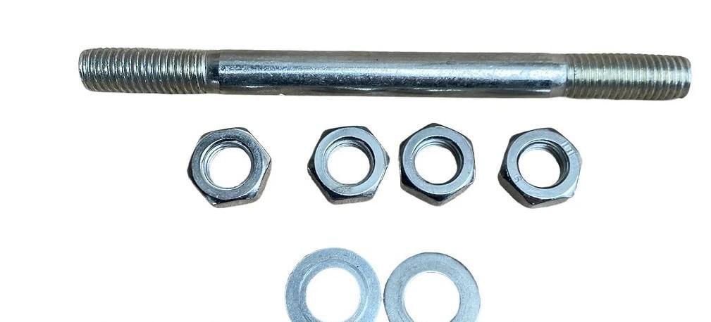 Ось на колесо для садовых и строительных тачек 150 мм d 12 мм (2135639240) - фото 3 Ось на колесо для садовых и строительных тачек 150 мм d 12 мм (2135639240) - фото 3