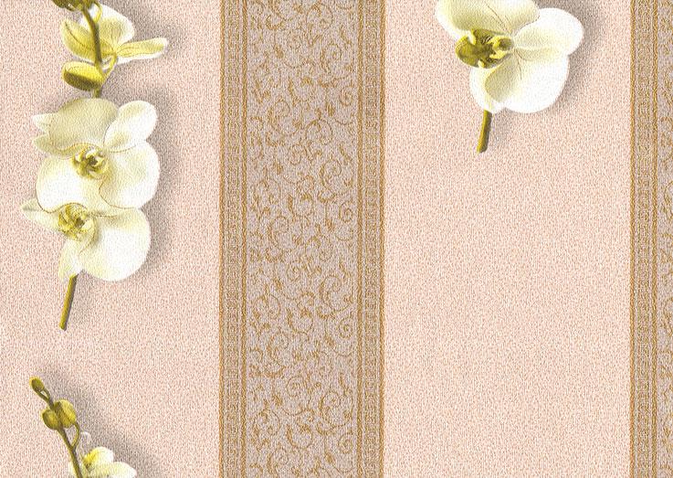 Обои тисненные Эксклюзив Люкс на бумажной основе 0,53х10,05 м Бежевый (033-03)