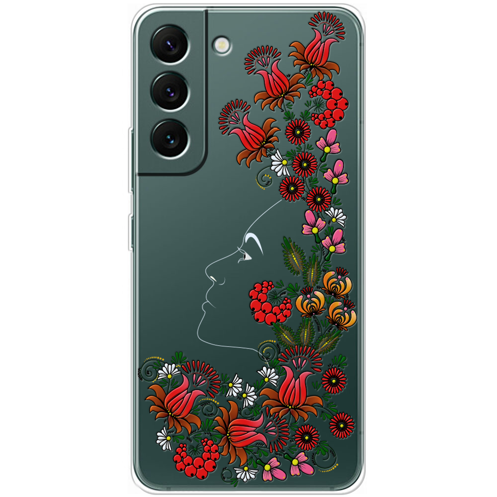 Чохол BoxFace Samsung Galaxy S22 Plus (S906) 3D Ukrainian Muse Прозорий силікон (44381-bk64-44182)