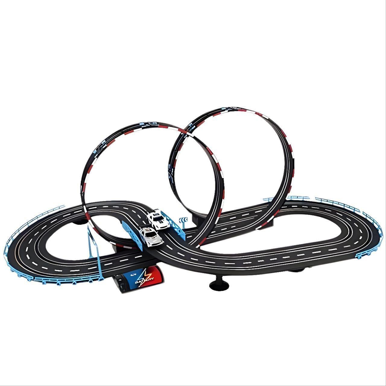Игрушечный автотрек JJ 205-1 Гоночный трек 110х70 см (21782769)