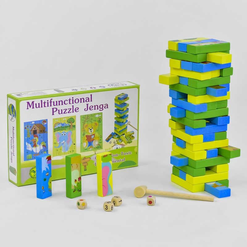 Деревянная игра 35870 Пазл Дженга в коробке