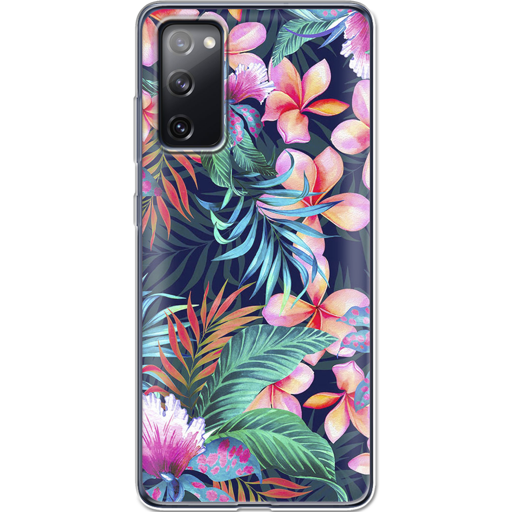 Чехол Boxface Samsung G780 Galaxy S20 FE flowers in the tropics Прозрачный силикон (41035-up1971-41035)