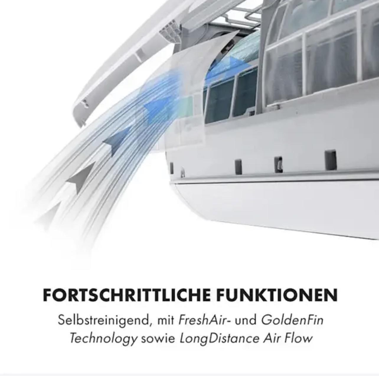 Спліт-кондиціонер Windwaker 9000 BTU/2,7 к Вт потік повітря 600 м3/год 26-44 м2 - фото 2 Спліт-кондиціонер Windwaker 9000 BTU/2,7 к Вт потік повітря 600 м3/год 26-44 м2 - фото 2