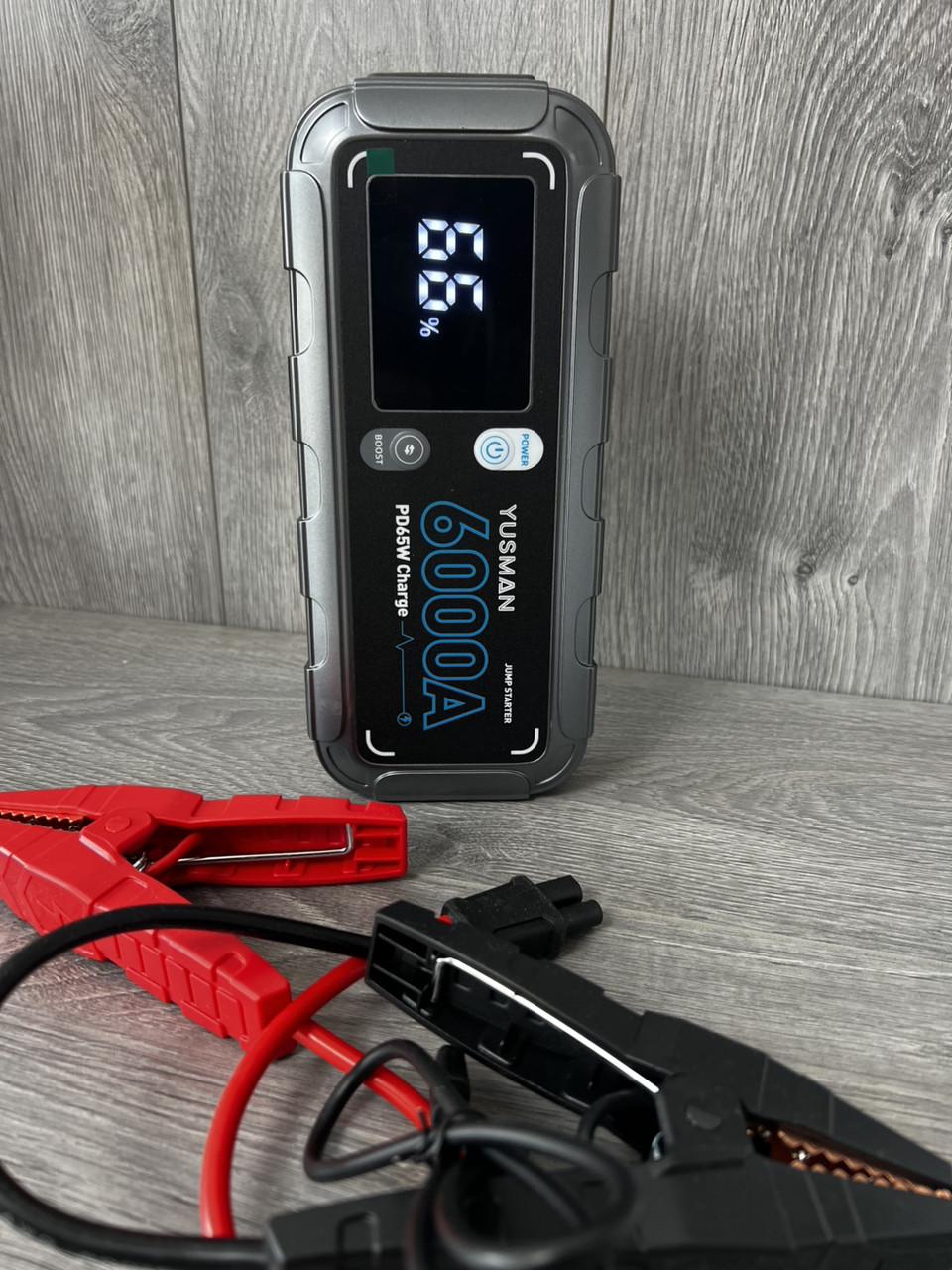 Стартер автомобільний Zukaka Jump Starter ZK005 пусковий пристрій 65 Вт із Power Bank 26800 мАг - фото 7