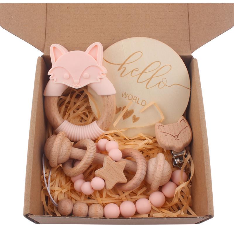 Подарунковий набір на виписку для дівчинки Пудровий (24246783) - фото 2