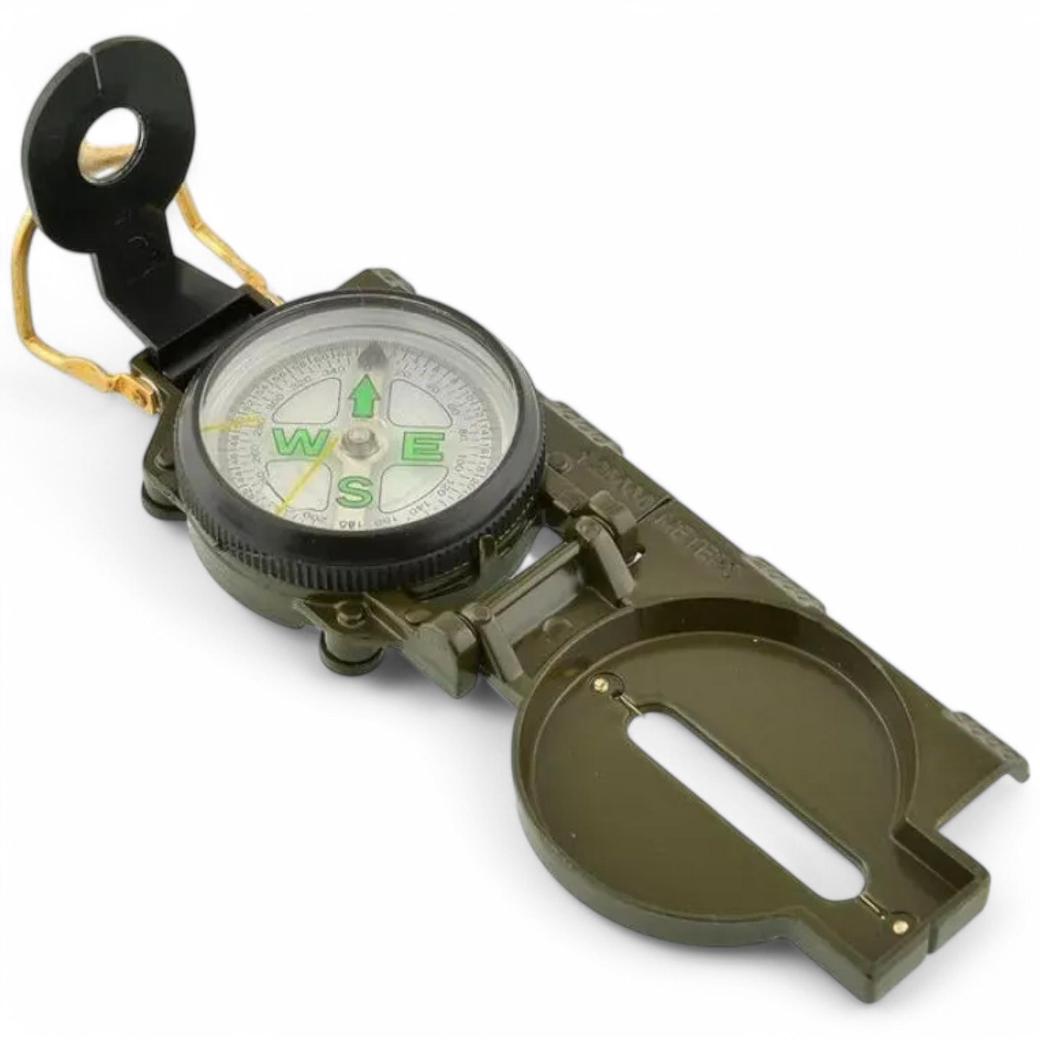 Компас туристический с линейкой/линзой с ударопрочным корпусом (C_DC45-2B)