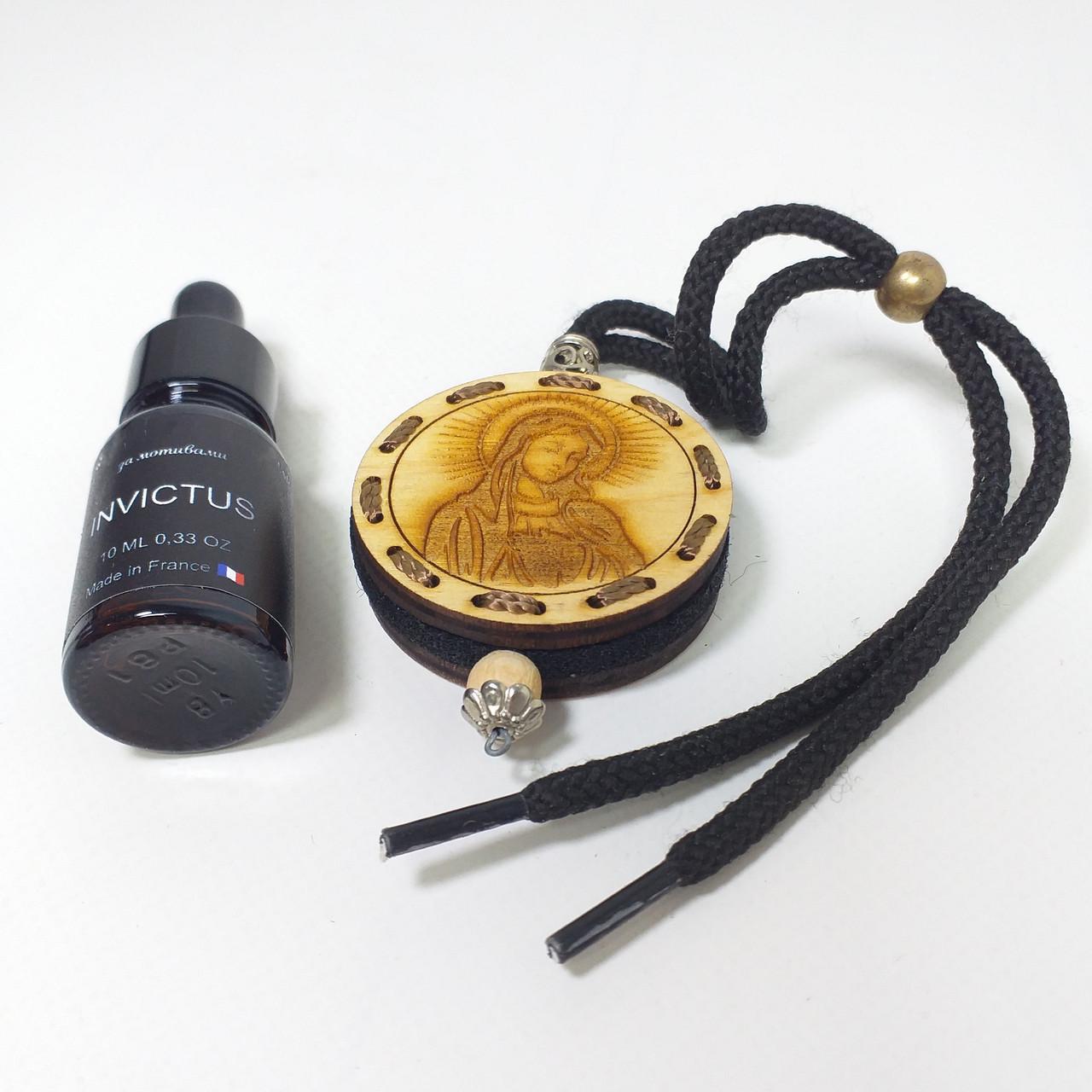 Ароматизатор в машину из дерева и войлока с иконой и ароматом Invictus (KG-12792) - фото 3 Ароматизатор в машину из дерева и войлока с иконой и ароматом Invictus (KG-12792) - фото 3