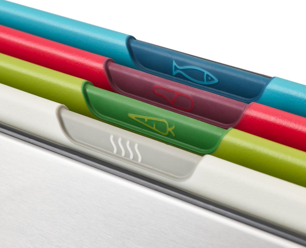 Набір обробних дошок Folio Icon Steel, 4 шт. Joseph Joseph 60226 - фото 2