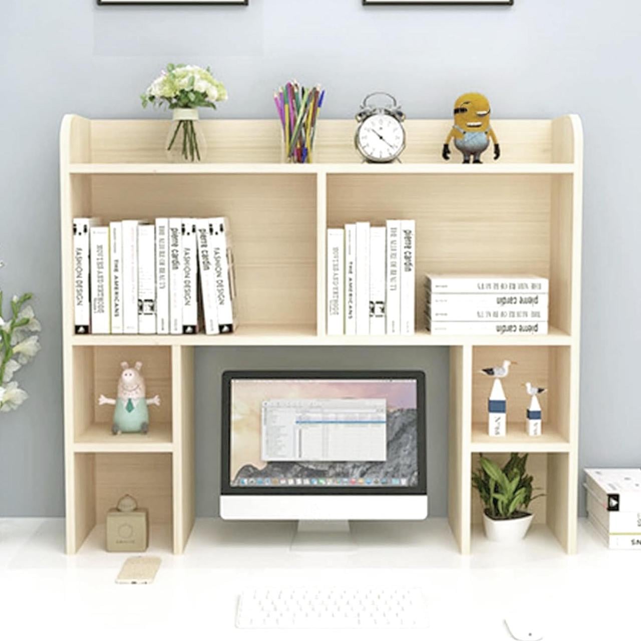 Полка-надстройка настольная из дерева Арисо бланже (АКД-014801)