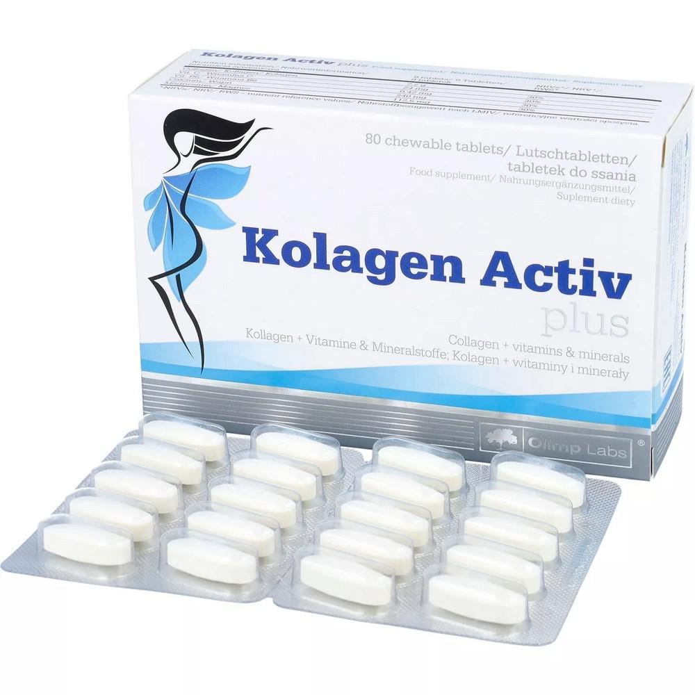 Комплекс Коллаген актив Olimp Kolagen Activ Plus 80 таблеток Комплекс Коллаген актив Olimp Kolagen Activ Plus 80 таблеток